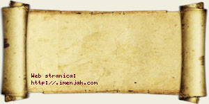 Nadja Jašin vizit kartica